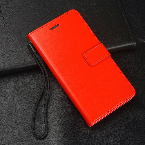 Leather Case Stands Flip Cover L04 Holder for Oppo Reno2 Red