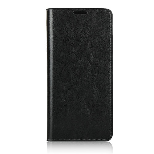 Leather Case Stands Flip Cover L04 Holder for Samsung Galaxy A71 4G A715 Black