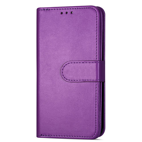 Leather Case Stands Flip Cover L04 Holder for Samsung Galaxy S20 Ultra 5G Purple