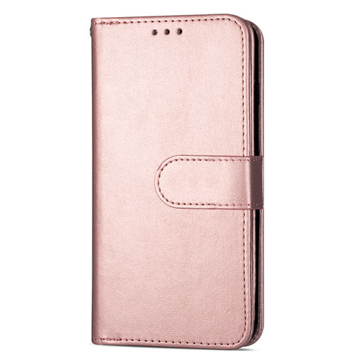 Leather Case Stands Flip Cover L04 Holder for Samsung Galaxy S20 Ultra 5G Rose Gold