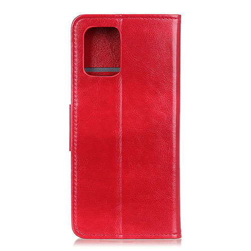 Leather Case Stands Flip Cover L04 Holder for Xiaomi Mi 10 Lite Red