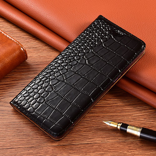 Leather Case Stands Flip Cover L04 Holder for Xiaomi Mi 11 Lite 4G Black