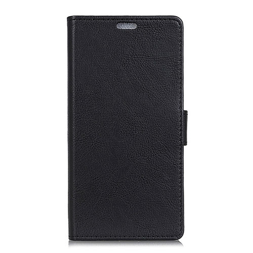 Leather Case Stands Flip Cover L05 Holder for Asus Zenfone Max Plus M1 ZB570TL Black