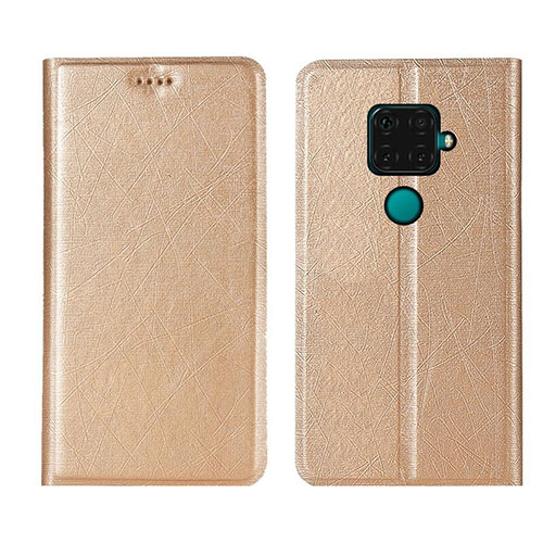 Leather Case Stands Flip Cover L05 Holder for Huawei Nova 5z Gold