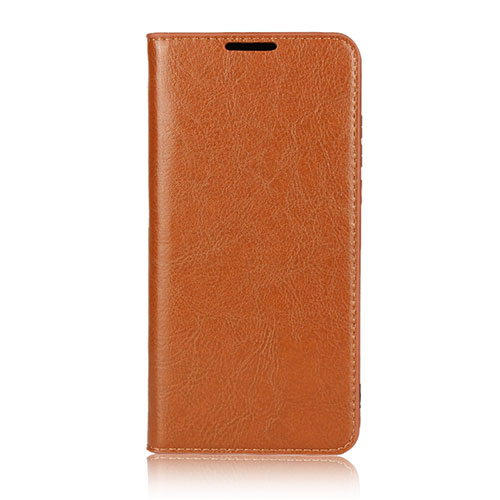 Leather Case Stands Flip Cover L05 Holder for Huawei P30 Lite Orange