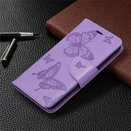 Leather Case Stands Flip Cover L05 Holder for Nokia 1.3 Purple