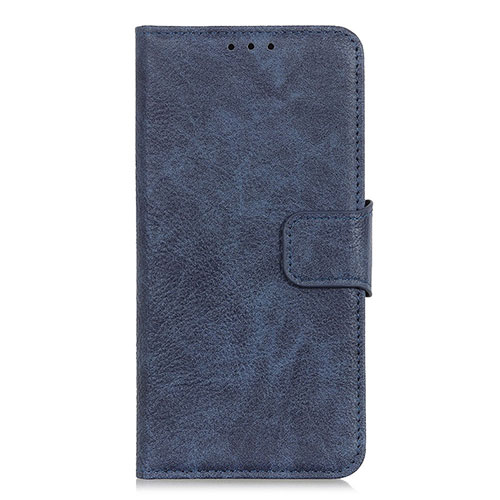 Leather Case Stands Flip Cover L05 Holder for Oppo A35 Blue