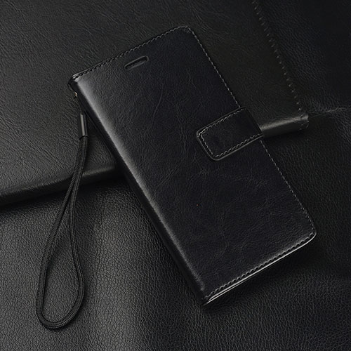 Leather Case Stands Flip Cover L05 Holder for Oppo K5 Black