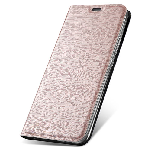 Leather Case Stands Flip Cover L05 Holder for Vivo V20 Pro 5G Rose Gold