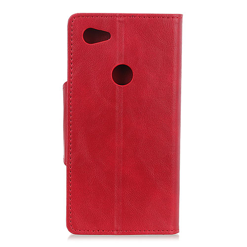 Leather Case Stands Flip Cover L06 Holder for Google Pixel 3a XL Red