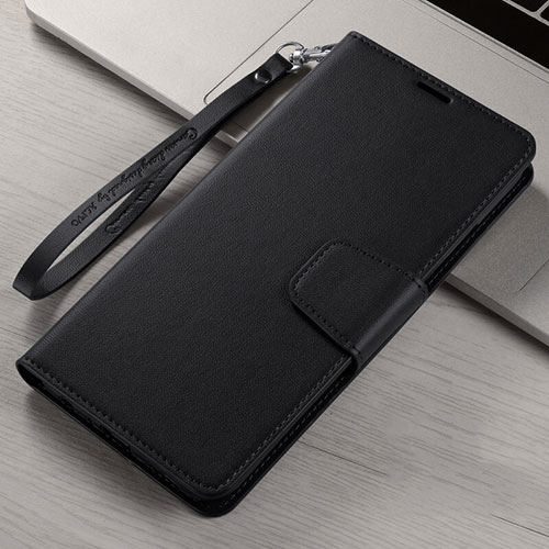 Leather Case Stands Flip Cover L06 Holder for Xiaomi Redmi 8A Black