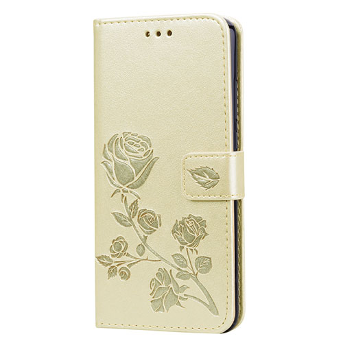 Leather Case Stands Flip Cover L07 Holder for Huawei Honor V10 Lite Gold