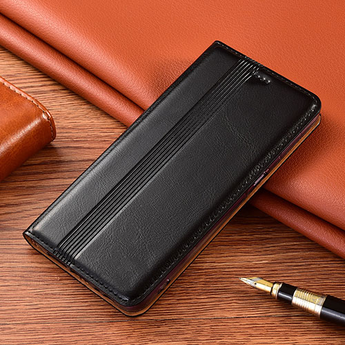 Leather Case Stands Flip Cover L07 Holder for Huawei Mate 40 Lite 5G Black