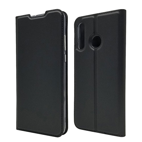 Leather Case Stands Flip Cover L07 Holder for Huawei P30 Lite Black