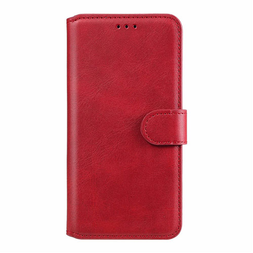 Leather Case Stands Flip Cover L07 Holder for Realme 6 Red