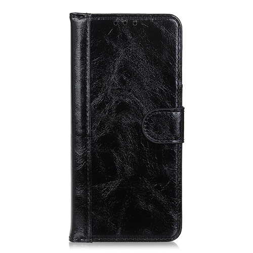 Leather Case Stands Flip Cover L07 Holder for Realme Q2 5G Black