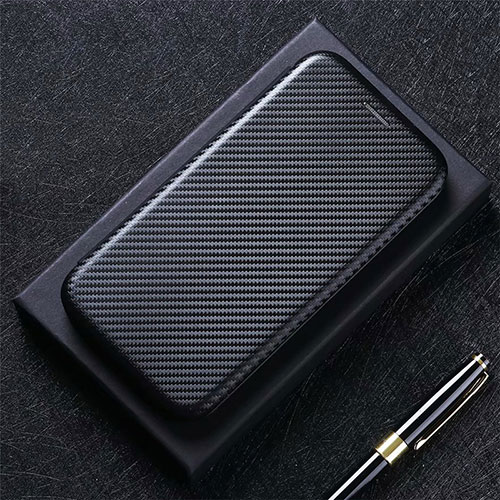 Leather Case Stands Flip Cover L07 Holder for Xiaomi Mi 11 Lite 4G Black