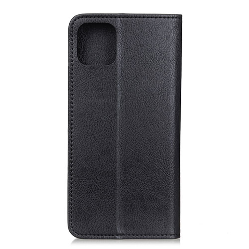 Leather Case Stands Flip Cover L08 Holder for Huawei Honor 30S Black