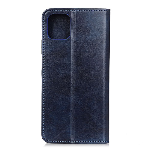 Leather Case Stands Flip Cover L08 Holder for Huawei Honor 30S Blue