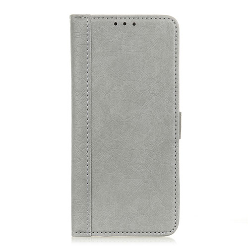 Leather Case Stands Flip Cover L08 Holder for Huawei Nova 8 SE 5G Gray