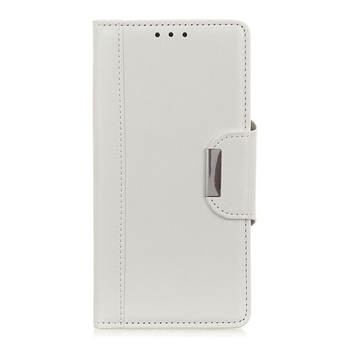 Leather Case Stands Flip Cover L08 Holder for Huawei P40 Lite E White