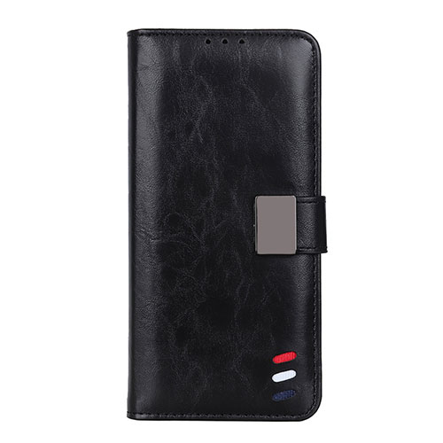 Leather Case Stands Flip Cover L08 Holder for Realme Narzo 30 4G Black