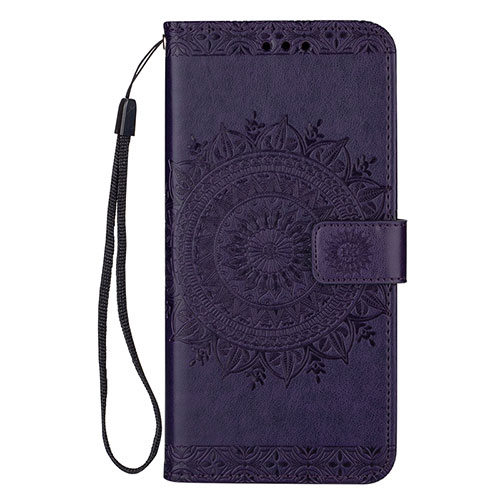 Leather Case Stands Flip Cover L08 Holder for Samsung Galaxy S20 Plus 5G Purple