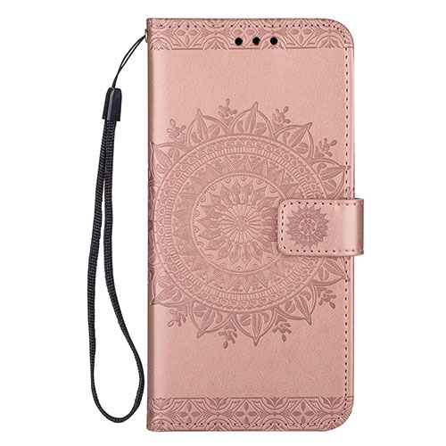 Leather Case Stands Flip Cover L08 Holder for Samsung Galaxy S20 Plus 5G Rose Gold