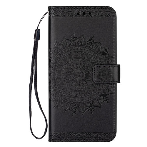 Leather Case Stands Flip Cover L08 Holder for Samsung Galaxy S20 Plus Black