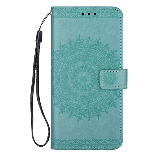 Leather Case Stands Flip Cover L08 Holder for Samsung Galaxy S20 Plus Green