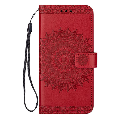 Leather Case Stands Flip Cover L08 Holder for Samsung Galaxy S20 Plus Red