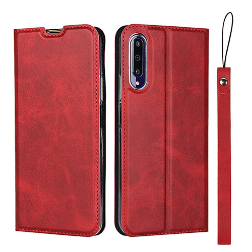 Leather Case Stands Flip Cover L09 Holder for Huawei P Smart Pro (2019) Red