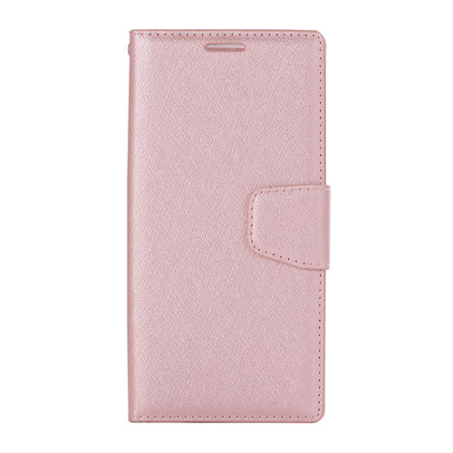 Leather Case Stands Flip Cover L09 Holder for Huawei P20 Pro Rose Gold