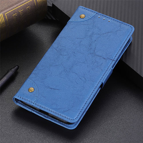 Leather Case Stands Flip Cover L10 Holder for Samsung Galaxy S20 FE 4G Blue