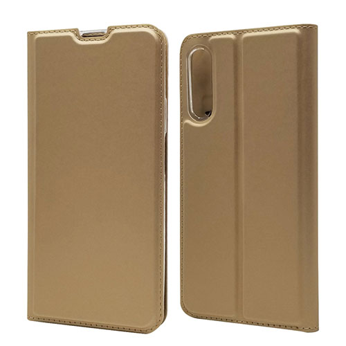 Leather Case Stands Flip Cover L11 Holder for Huawei P Smart Pro (2019) Gold