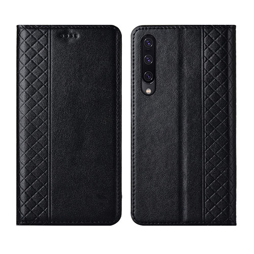 Leather Case Stands Flip Cover L12 Holder for Huawei P Smart Pro (2019) Black