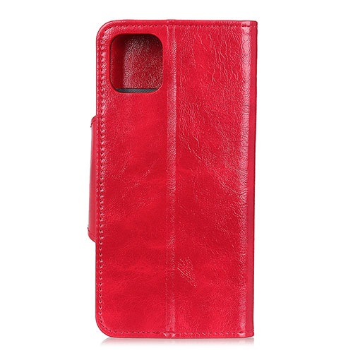 Leather Case Stands Flip Cover L12 Holder for Samsung Galaxy A71 5G Red