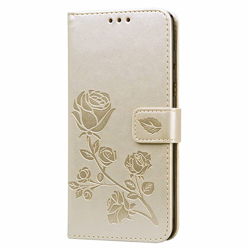 Leather Case Stands Flip Cover L17 Holder for Samsung Galaxy A51 5G Gold