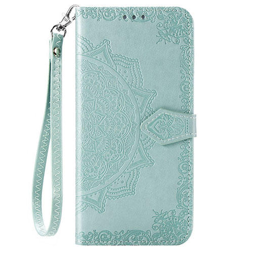 Leather Case Stands Flip Cover L18 Holder for Huawei P40 Lite E Green