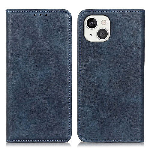 Leather Case Stands Flip Cover L26 Holder for Apple iPhone 13 Blue