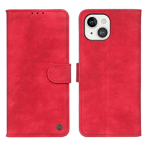 Leather Case Stands Flip Cover L30 Holder for Apple iPhone 13 Red