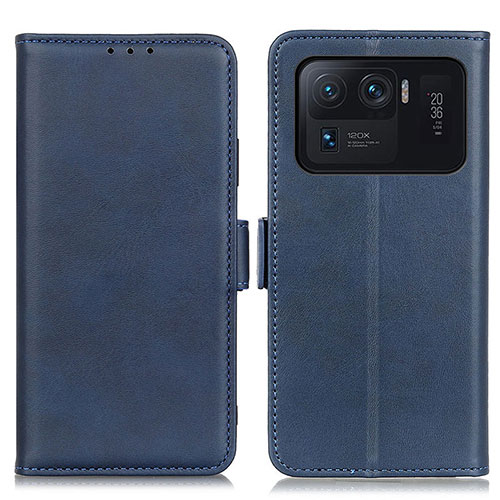 Leather Case Stands Flip Cover M15L Holder for Xiaomi Mi 11 Ultra 5G Blue