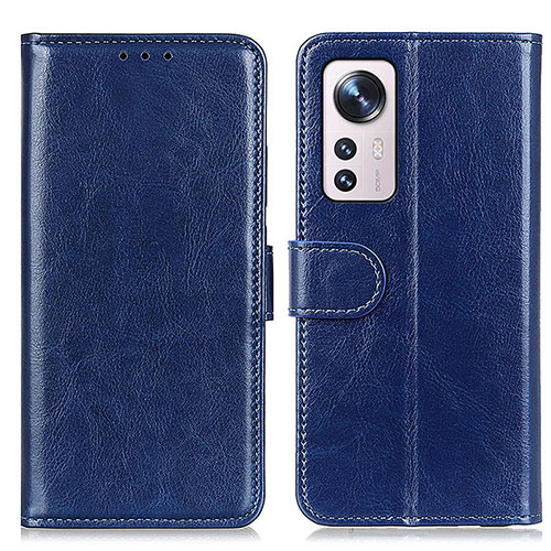 Leather Case Stands Flip Cover M15L Holder for Xiaomi Mi 12S Pro 5G Blue