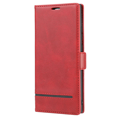 Leather Case Stands Flip Cover N11 Holder for Samsung Galaxy Note 20 Ultra 5G Red