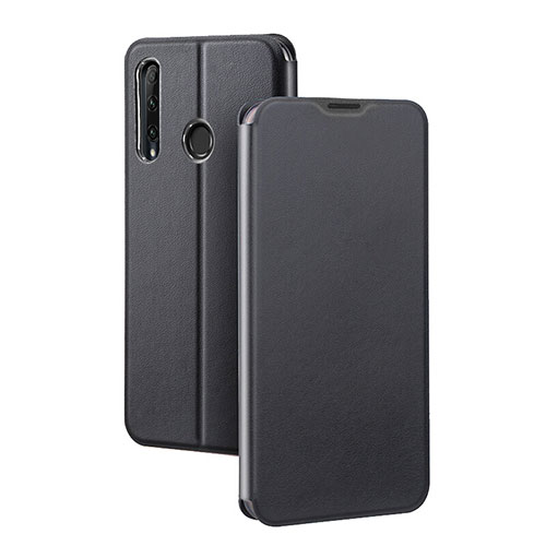 Leather Case Stands Flip Cover T01 Holder for Huawei Honor 20i Black