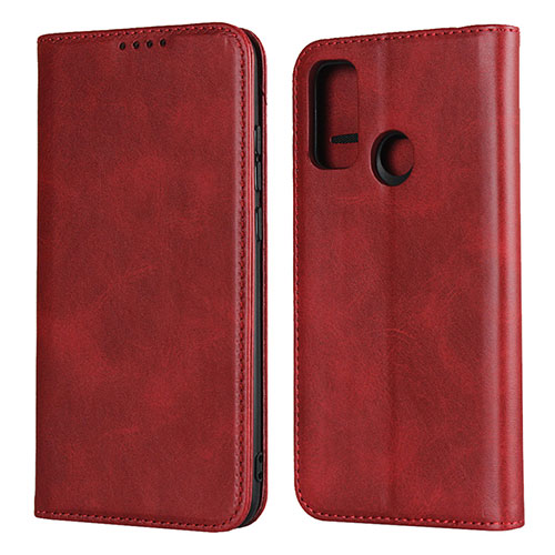 Leather Case Stands Flip Cover T01 Holder for Huawei Nova Lite 3 Plus Red