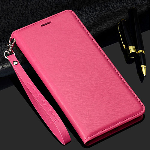 Leather Case Stands Flip Cover T01 Holder for Samsung Galaxy S20 Plus 5G Red