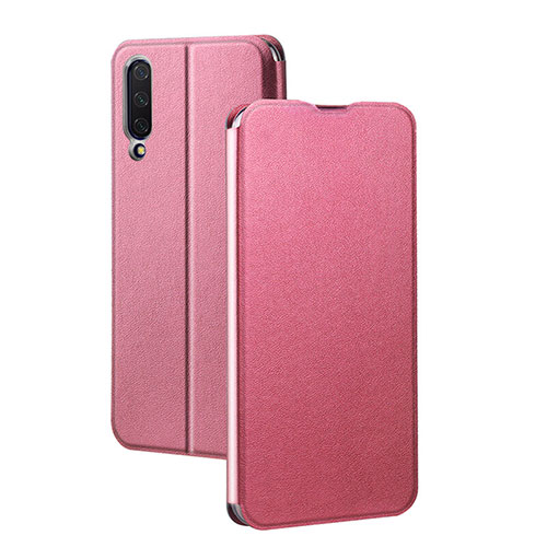 Leather Case Stands Flip Cover T01 Holder for Xiaomi Mi A3 Pink