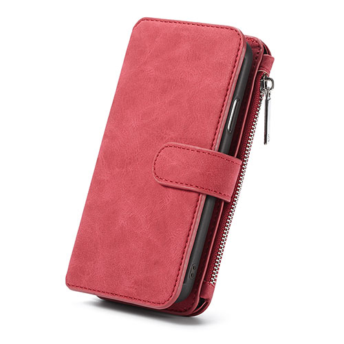 Leather Case Stands Flip Cover T02 Holder for Apple iPhone XR Red