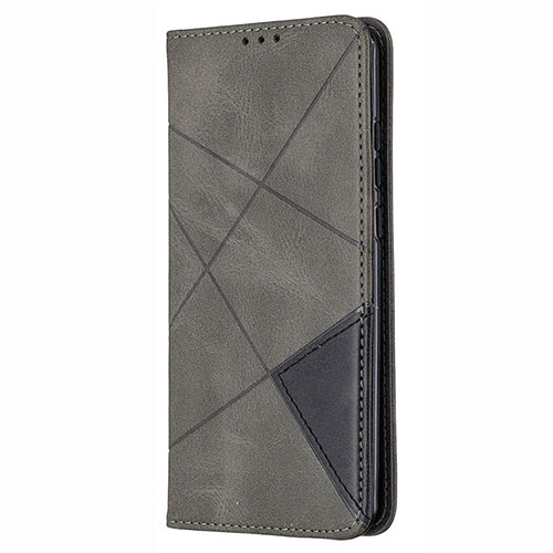 Leather Case Stands Flip Cover T02 Holder for Huawei Nova Lite 3 Plus Gray